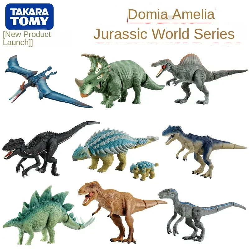 TAKARA TOMY Jurassic World Tyrannosaurus Rex Dinosaur Toys Simulation Animal Models Boys Toys Holiday Gifts Christmas present