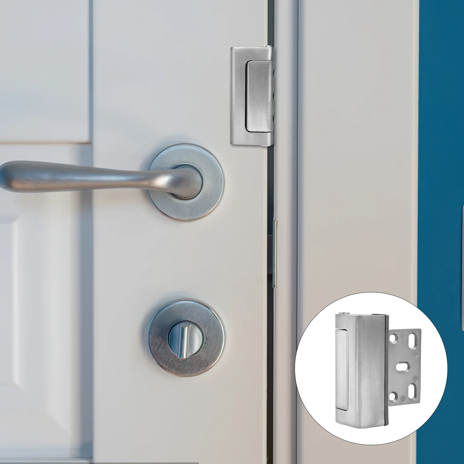 Hasp Door Lock Security Locks Safety from inside Child Proof Metal Doors Latch Wardrobe