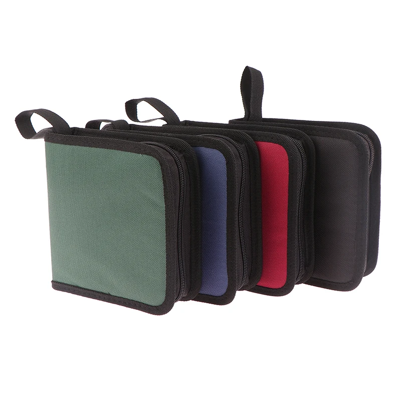 **1Pc 40Tablets CD DVD Discs Oxford Handbags Storage Case CD/DVD Case CD Case Storage DVD Organizer Case DVD Booklet Holder