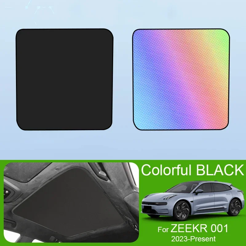 

Car Anti-UV Sunroof Sunshade Cover For ZEEKR 001 2023-Present Colorful Ice Nano Heat Insulation Skylight Auto Accessories