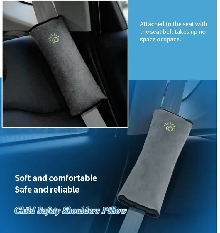 Детский автомобильный защитный чехол на плечо, плюшевый чехол для ремня безопасности, детская подушка, милая детская подушка для автомобиля, защита