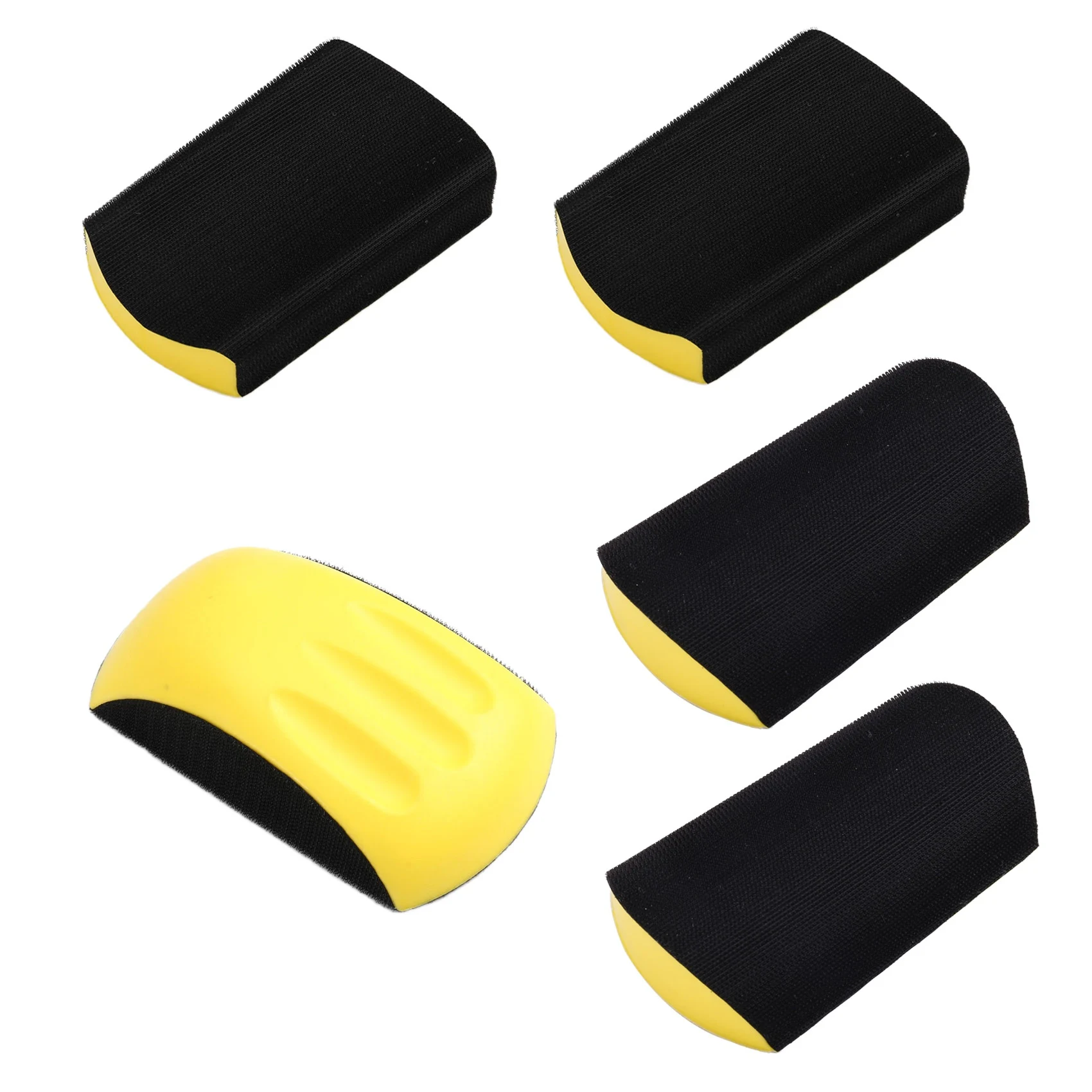 

BMBY-ручные шлифовальные блоки, 6-дюймовый прямоугольный и крючок в форме мыши, держатель наждачной бумаги для деревообработки, 5 шт.