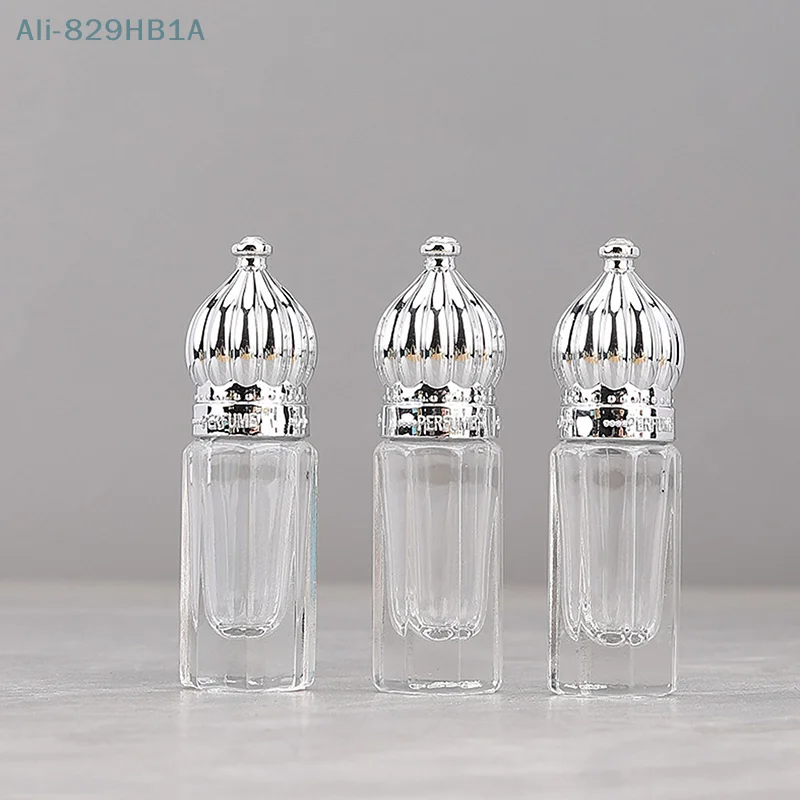 1PC 3ML Ośmiokątna Vintage Butelka Perfum Arabski Styl Olejki Eteryczne Dropper Butelka Pojemnik Bliski Wschód Pielenie Dekoracja Prezent