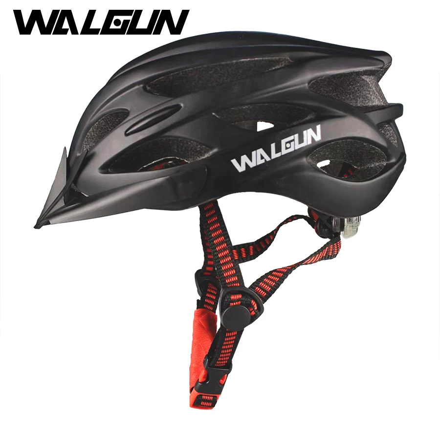 

Lightweight Black Helmet Road Bike Cycle Helmet Mens for Bike Riding Safety Adult Bicycle Helmet Bike with taillight