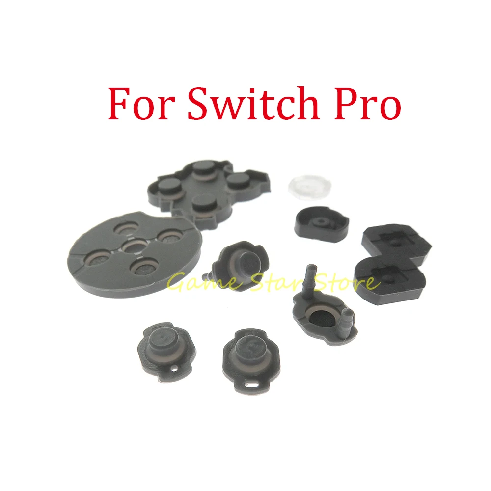 2sets Conductive Rubber Silicone Button Pads Kits Replacement For NS Switch Pro Controller Game Accessories