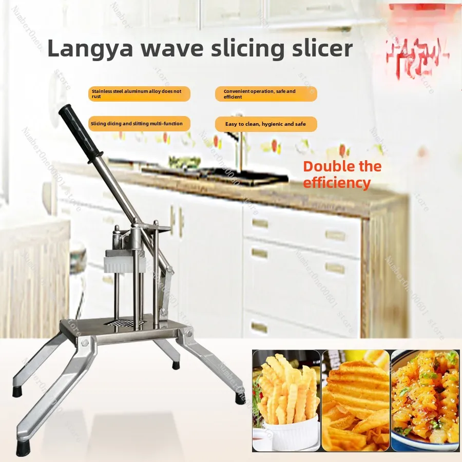 Wolf Tooth Potato Machine Wave Knife Wolf Tooth Knife Langya Potato Cutting Potato Wave