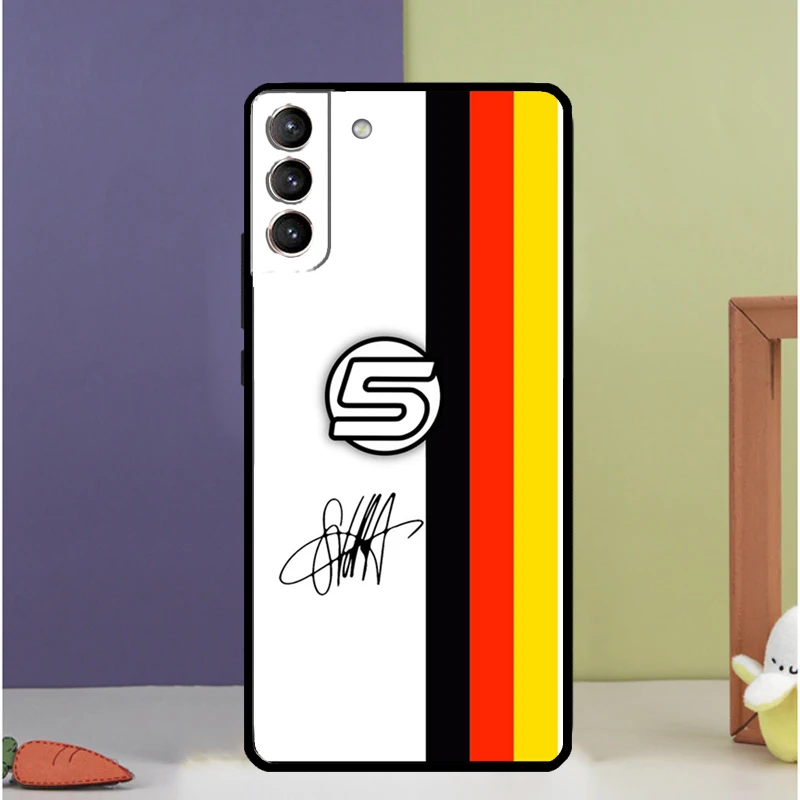 Vettel Helmet Phone Case For Samsung Galaxy S23 S21 FE S22 Ultra Note 20 10 S8 S9 S10 Plus S10e S20 FE Cover