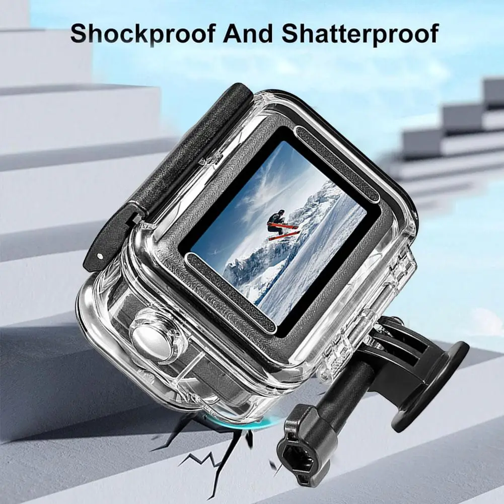 

60M Waterproof Housing Case For DJI Action6 Waterproof Case Diving Shell Camera Accessories Diving Housing Protective Case U9E0