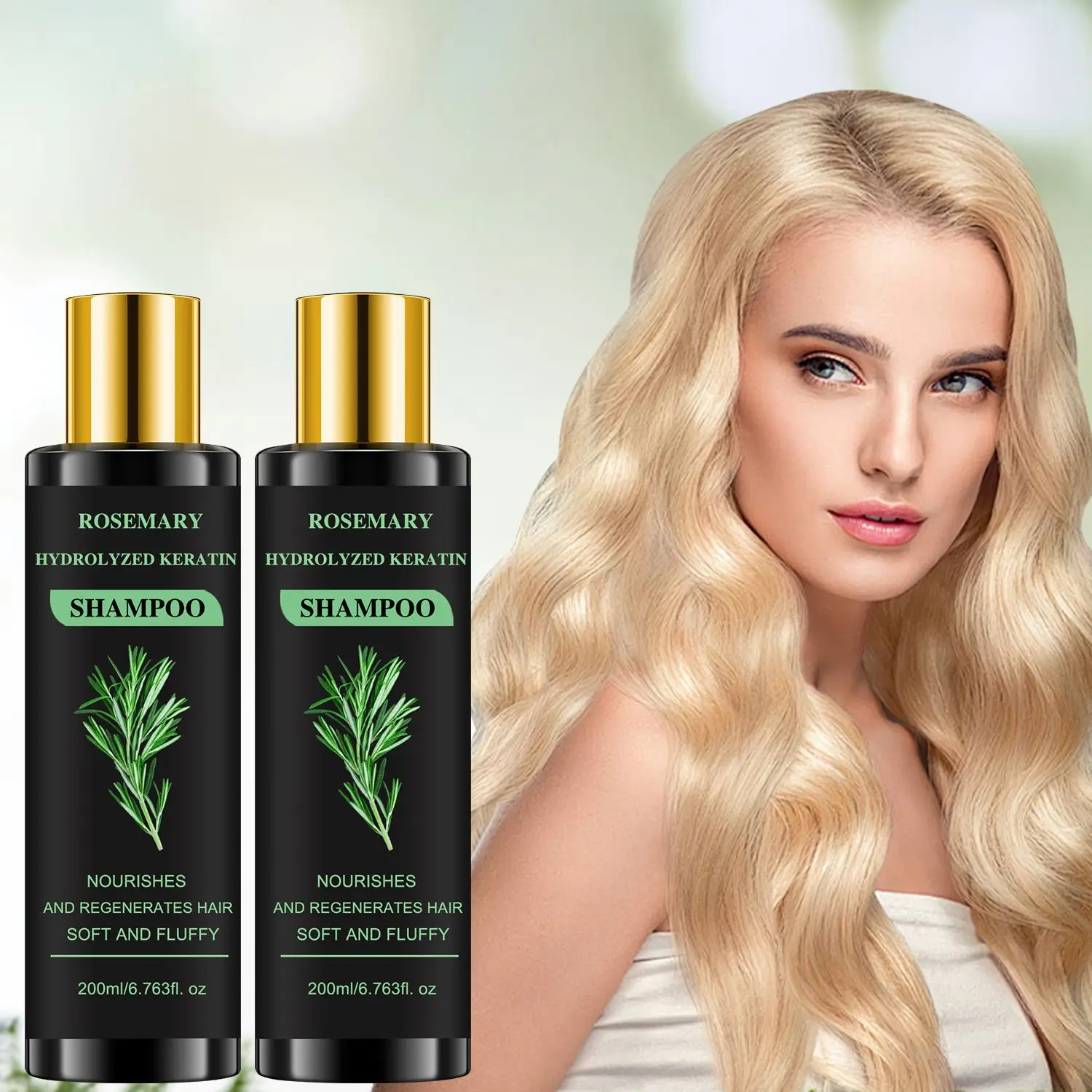 

Шампунь с розмарином для быстрого роста волос, эффективный шампунь против выпадения волос, уход за волосами для их здоровья