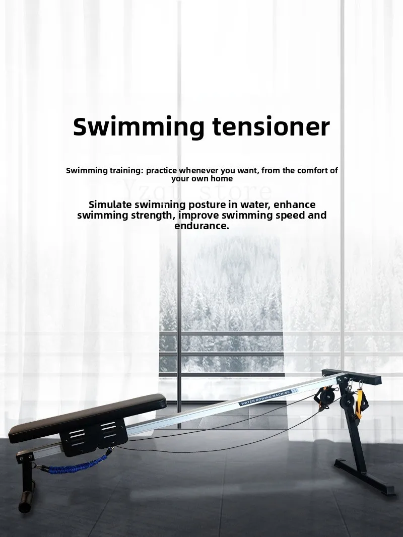 Swimming training pull device, land swimming device, butterfly and frog swimming multi-functional training exercise device