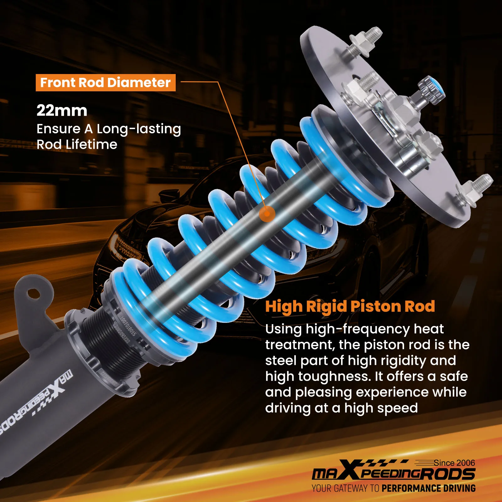 MaXpeedingrods T6 Coilovers Suspension for BMW 3 Series F30 328xi 335xi 13-19
