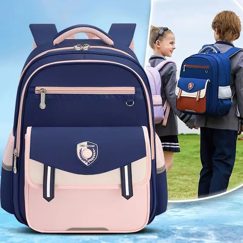 

Sun Eight Orthopedic School Bag Boy Girl Grade 1-4 Primary Student Shoulder Backpack Large Capacity Light Kids Gifts Mochilas