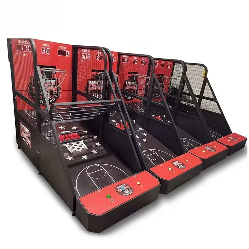 Hot Sale Coin Operated Basketball Shooting Arcade Machine Foldable Amusement Machine Street Basketball Arcade Game Machine