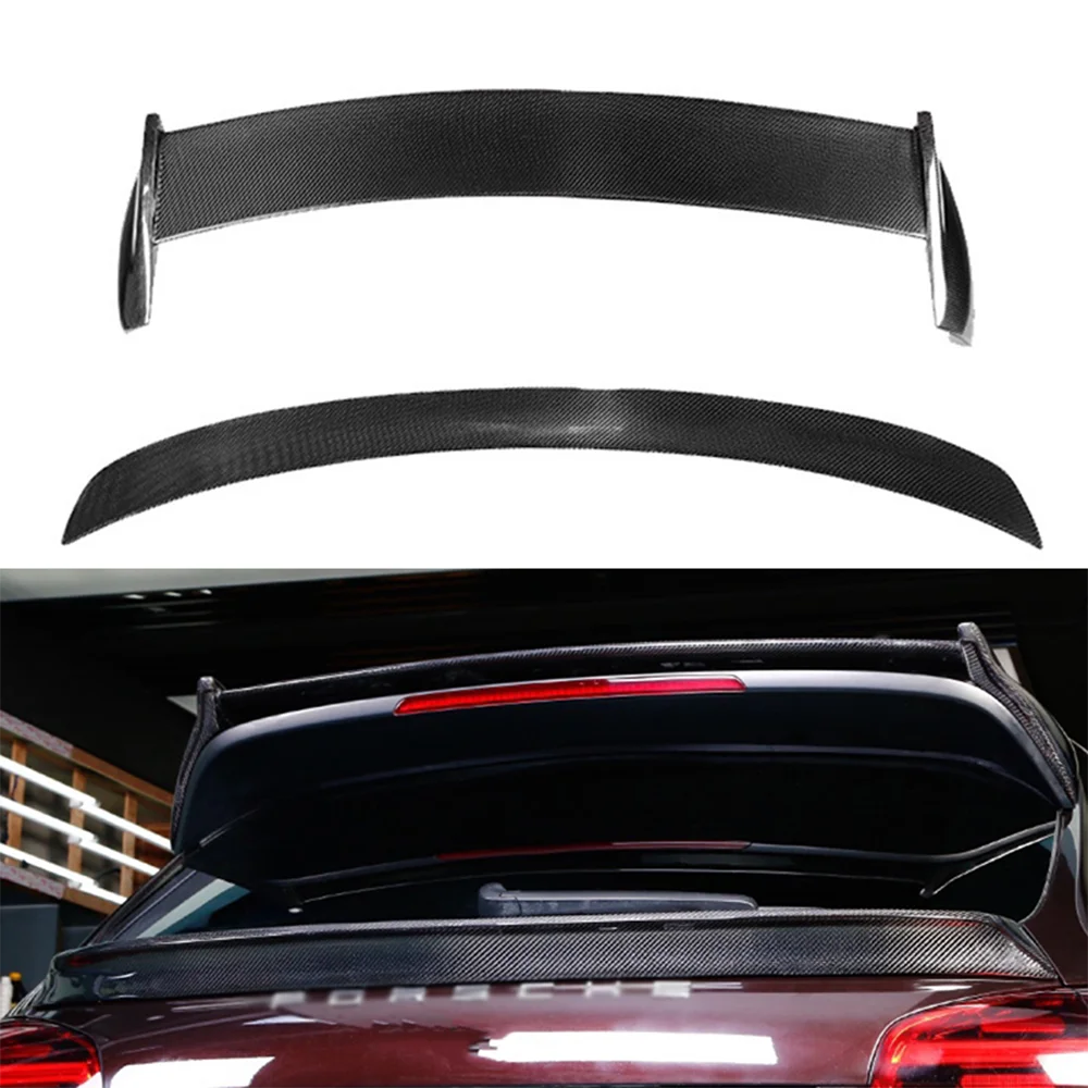 

958.2 Carbon Fiber Fibre Rear Trunk Roof Spoiler Wing Fit For Porsche Cayenne 958.2 2015-2017