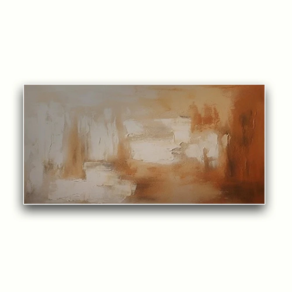 

High Quality Abstract Poster Gold Foil Flowers Oil Painting Modern Canvas Art 100% Hand-Painted Wall Picture Decor Home Rtwork
