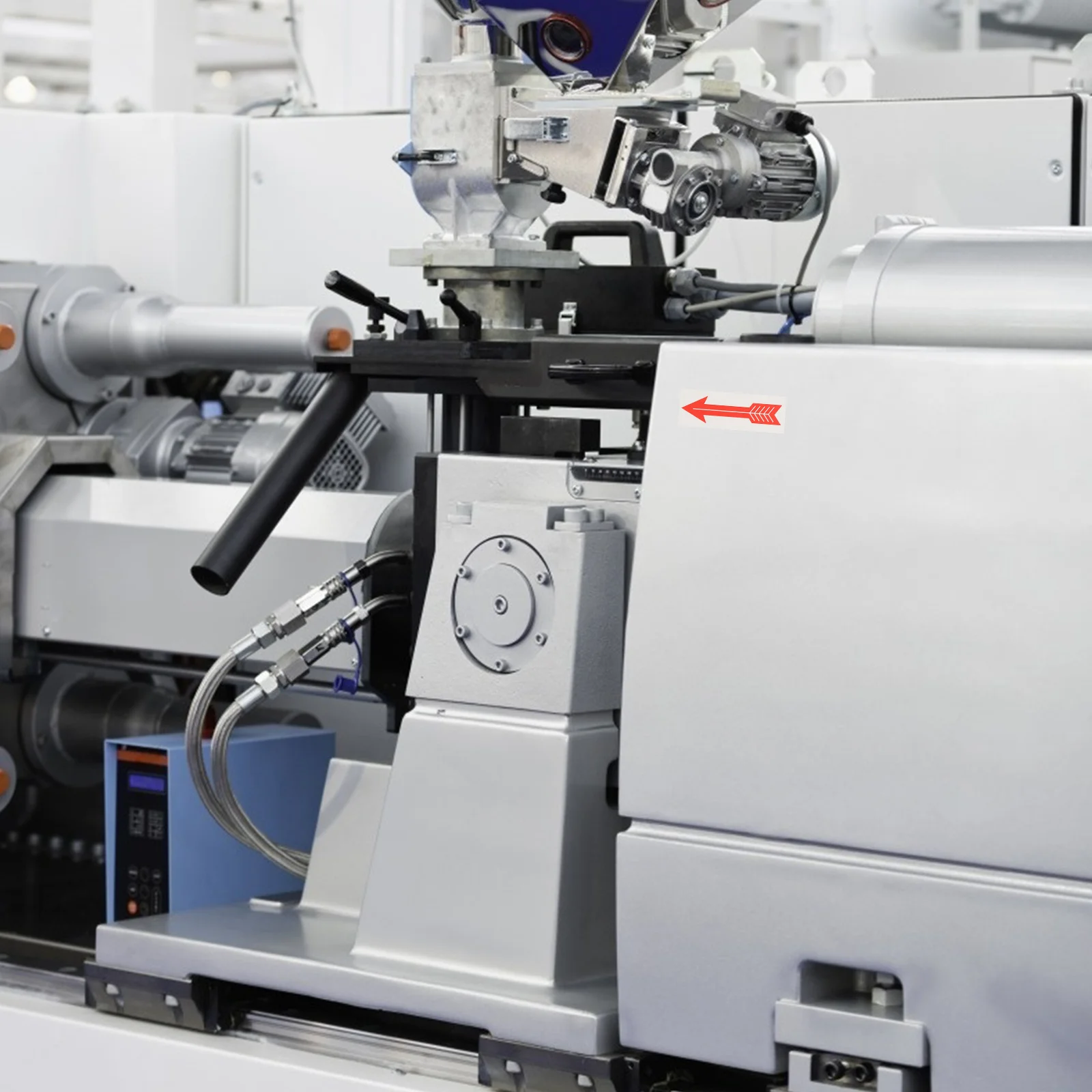 10pcs For Equipment Arrow Indicator Equipment Sticker Pipeline Direction Indicator Traffic Safety Sign Arrow Warning Sticker