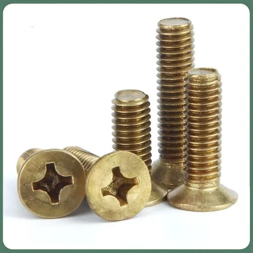 2~20pcs Brass Phillips Countersunk Head Screws Flat Head Screws M2 M2.5 M3 M4 M5 M6 M8