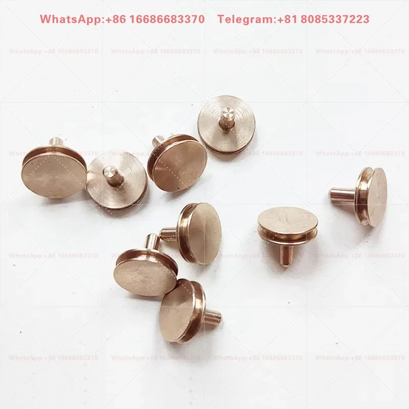 Scanning electron microscope flat copper sample stage 12.7mm * 9mm nail shaped stage