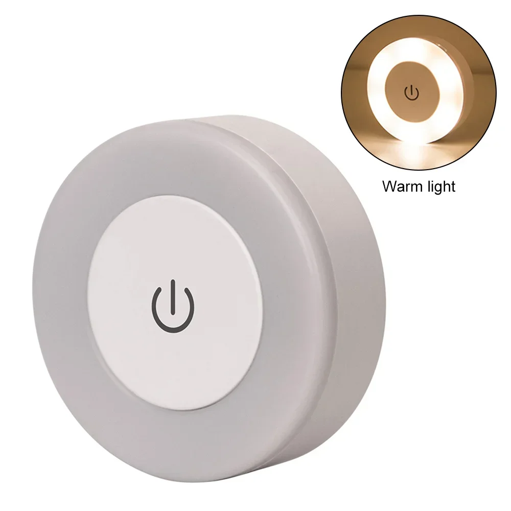 Wall Light, LED Rechargeable Energy Saving Touch Eye Protection 3 Color Modes for Staircase Dormitory Camping Outdoor Garden