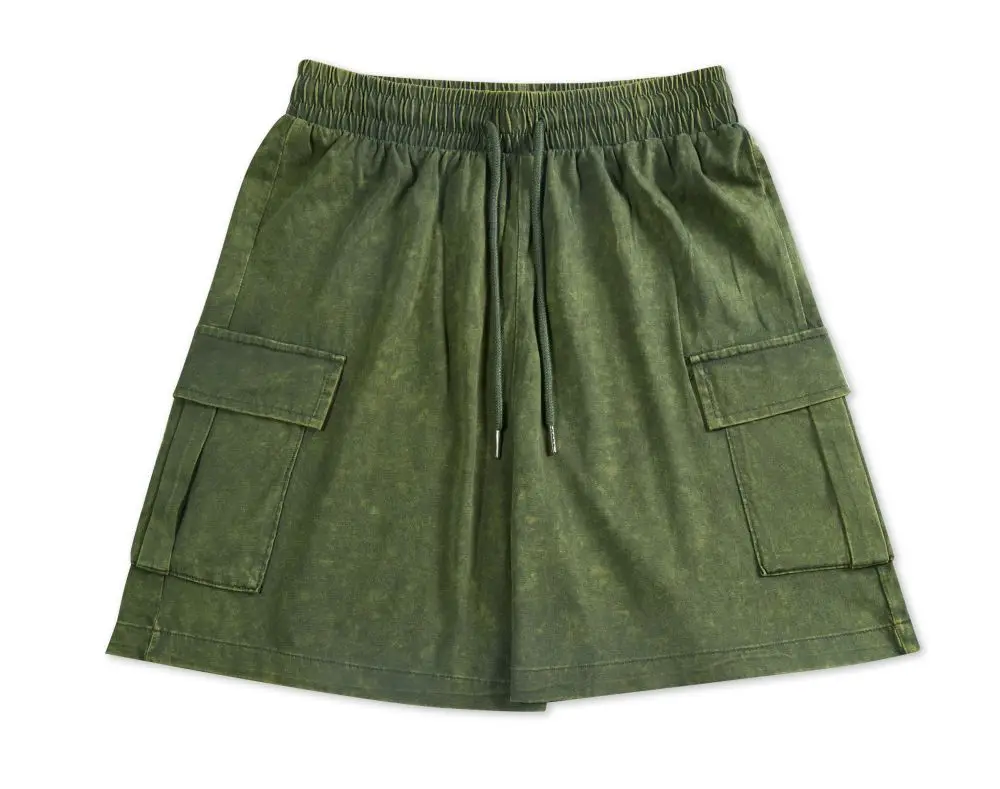 

Summer Cotton Women New Fashion Washed Washed Short Pants Drawstring Baggy Sweatshorts Korean Comfort Casual Shorts