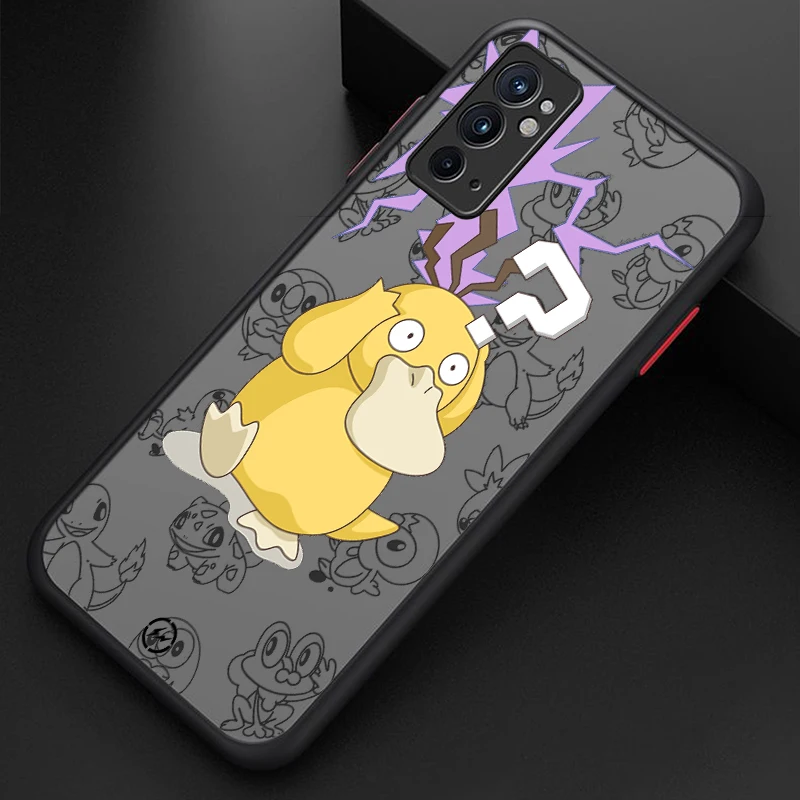 Pokemon Pikachu For OnePlus Nord CE3 CE2 CE N200 N100 N30 N20 N10 2T Ace 2V Pro Frosted Translucent Phone Case