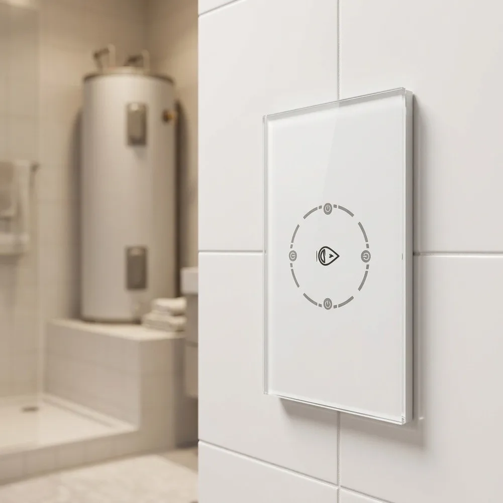 For Smart for Home Automation for Smart WiFi Boiler Switch Voice Control Switch 4400W Load Capacity Touch Control Interface