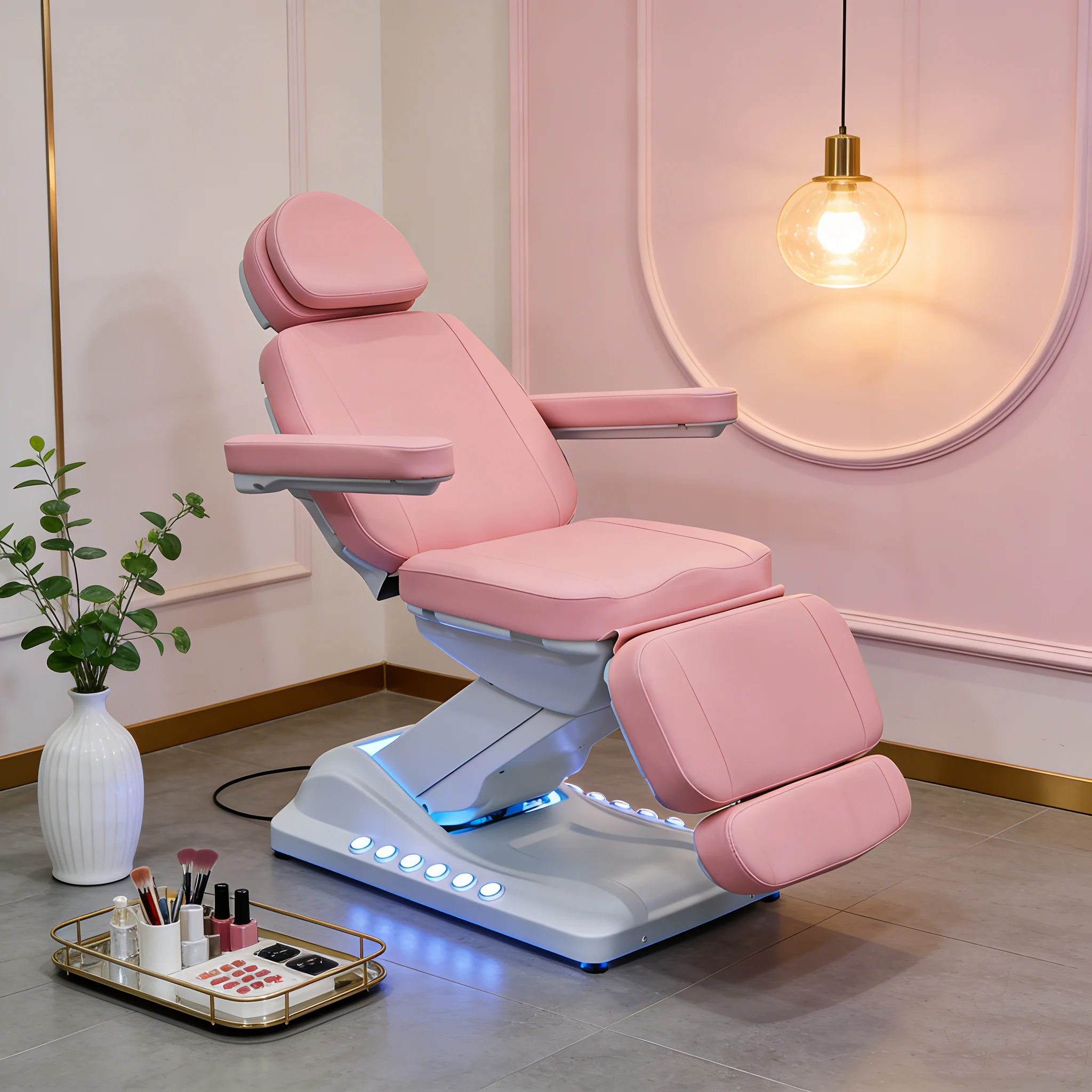 Xinman European Style Electric Beauty Massage Tables Beds Cosmetic Bed for Salon Facials Workshop Furniture