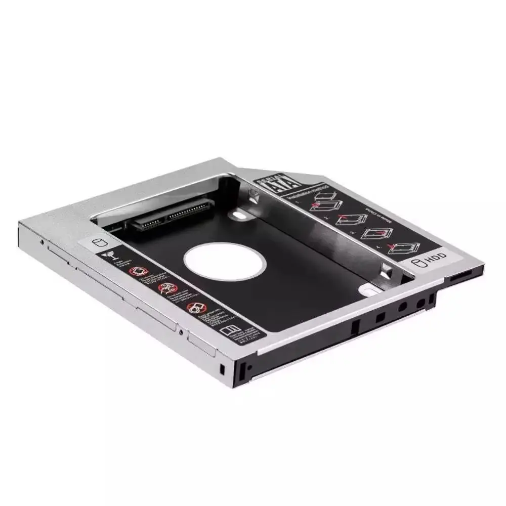 

Universal 2nd 2.5 SATA Hard Drive HDD Optical bay Caddy Frame Bracket Tray for Asus N53J N53JL N53JN N53JQ N53SM K55A G55V M50VM