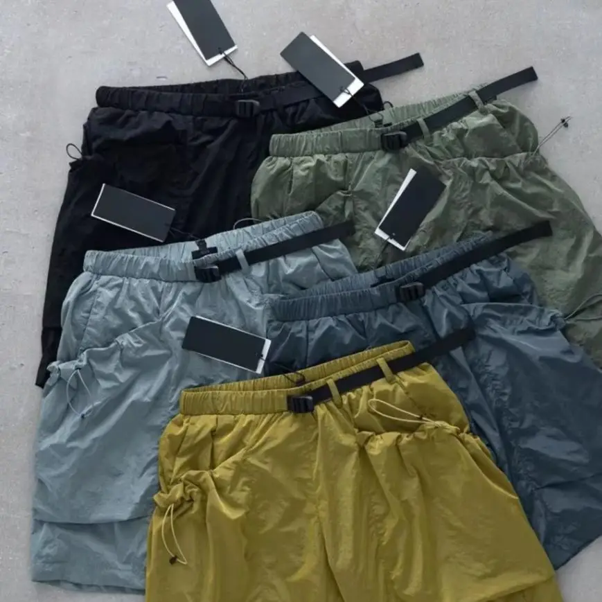 

Goldwin RIPSTOP Outdoor anti-tear drawstring large pocket summer lightweight tooling shorts