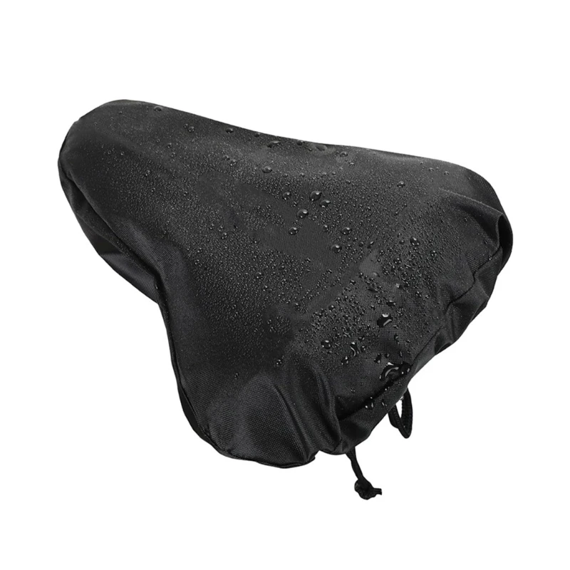 Bicycles Saddles Protector Seats Cover Drawstring Dust Proof Saddles Shield Dust Resistant Watertight Seats Rain Cover