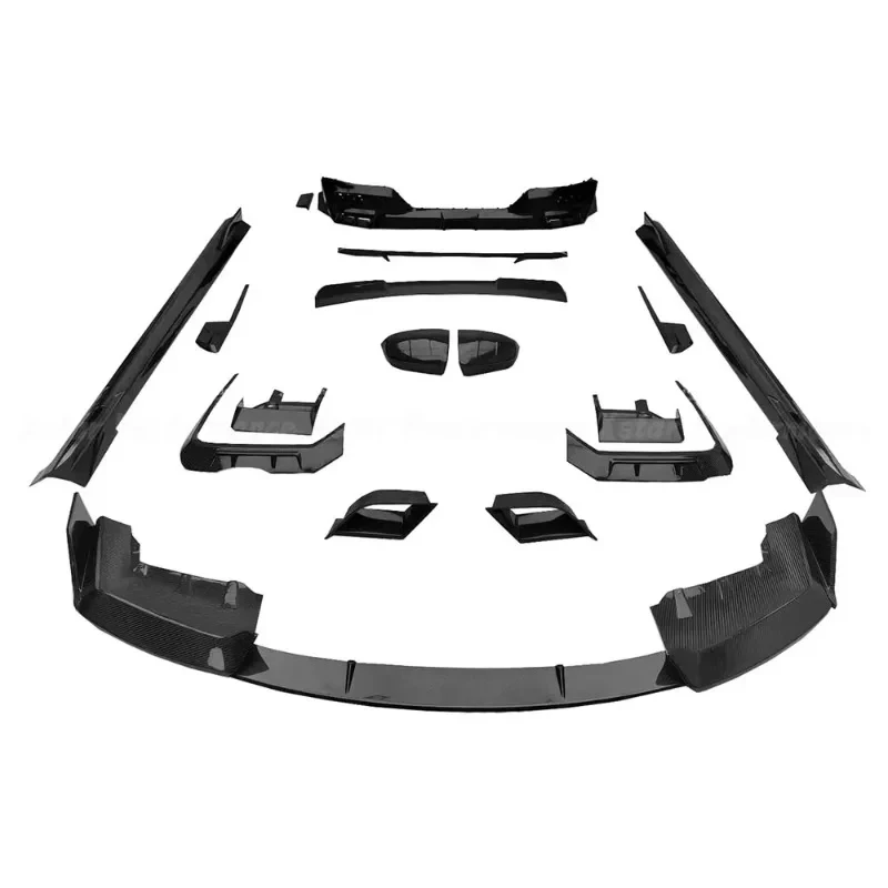 Suitable Top Quality Dry Carbon Fiber MSY Style Body Kits Rear Diffuser Series I7 G70 2023-2024 Front Lip Side Skirts