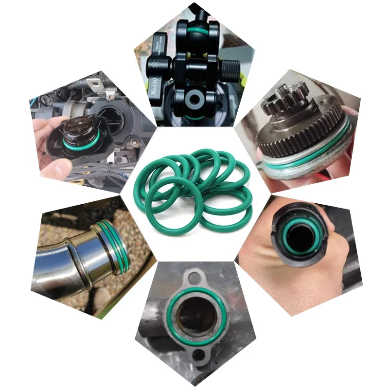 

Customized order - 300pcs OD 16mm x ID 10mm CS 3mm Green FKM O Ring