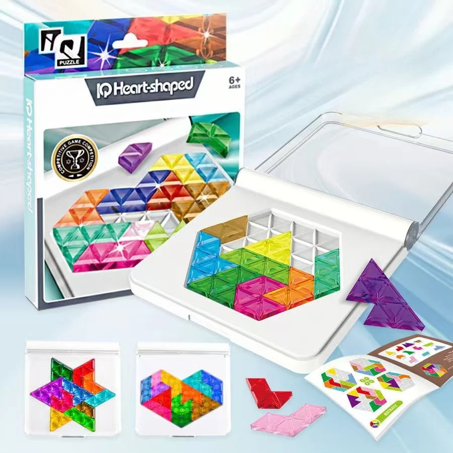 

Игрушки-головоломки, тренировка логического мышления, забавные настольные игры, портативные красочные головоломки разных форм для мальчиков и девочек