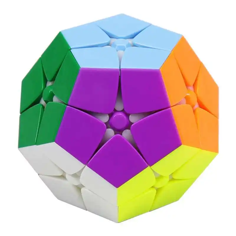 Kids Educational Gifts Megaminx 2x2x2 Twelve Sided Speed Cube Pentagonal Dodecahedron Difficult Brain Teaser Puzzles Toys