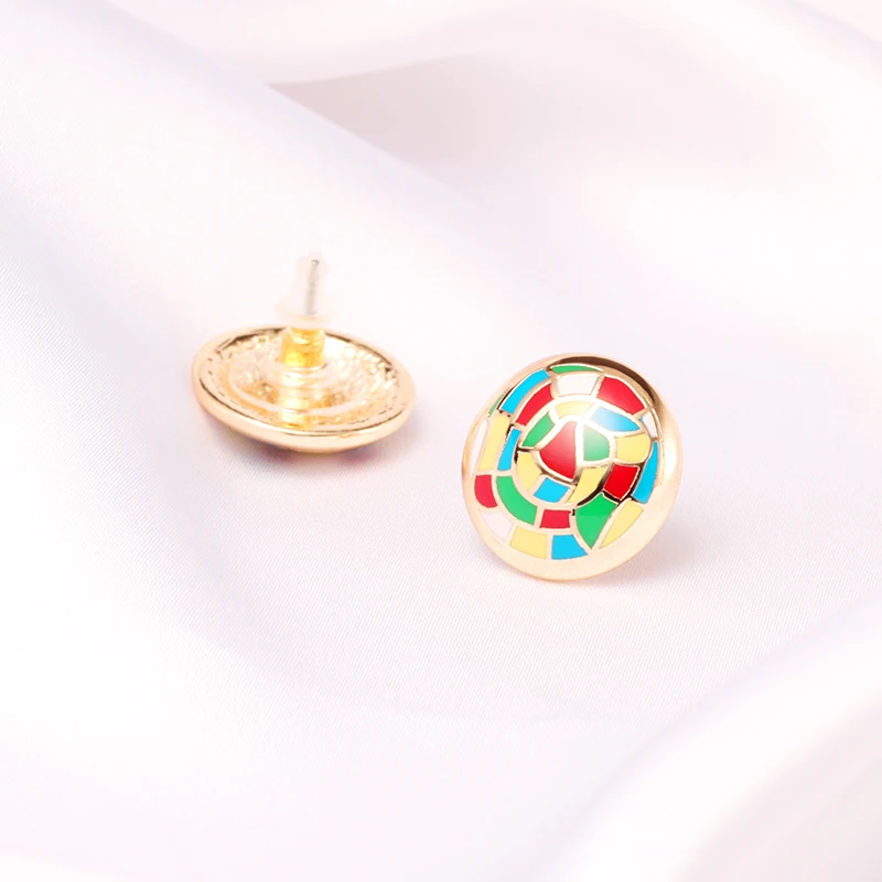 R & X Anniversary Dubai Set Sieraden Shining Nieuwe Emaille Mode Joyas Collier Mariage Gift Party Vrouwen Bruids Ketting/ oorbellen