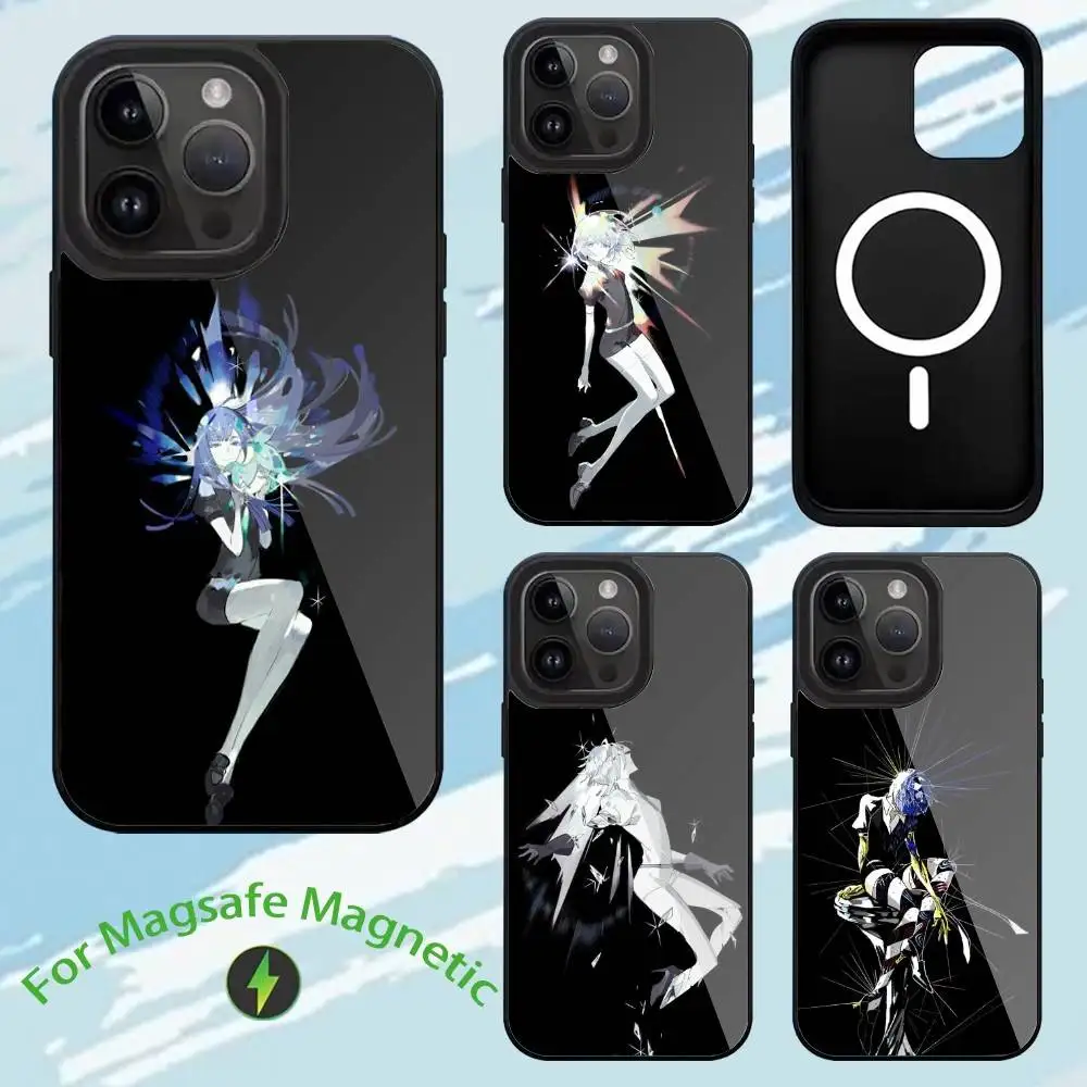 

Anime H-Houseki no Kuni Phone Case For iPhone17,16,15,14,13,12,11,Plus,Pro,Max For Magsafe Wireless Charging cover