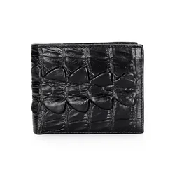 New Fashion Business Men Alligator Pattern Wallets Cow Genuine Leather Long Organizer Wallet Boy Brand Luxury Card Holder Purse