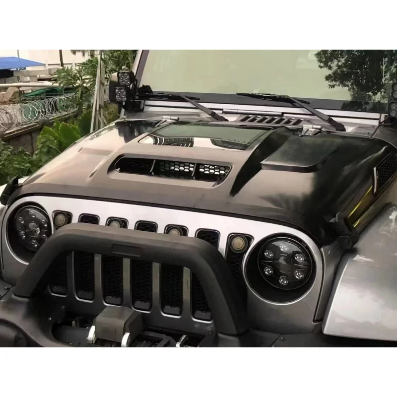 Hot Selling Steel Engine Hood Auto Exterior Modified Parts JK JL JT
