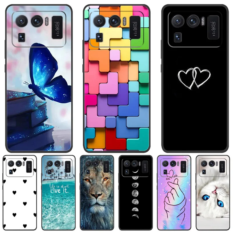 For Xiaomi Mi 11 Ultra Case Mi 11 Lite Pro Shockproof Marble Bumper Silicone Soft Phone Back Cover For Xiaomi Mi 11 Ultra Case