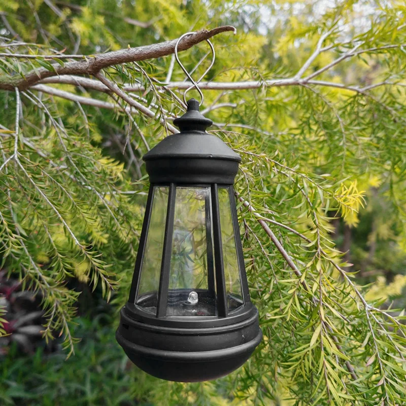 Solar Lantern Outdoor Waterproof Large Lighthouse Lantern Led Light Source Garden Decorative Lights Decorative Lights