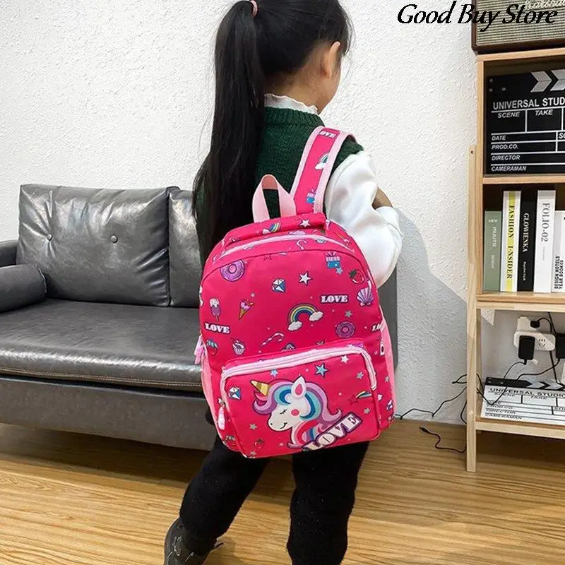 Colorful Unicorn Kids Backpack Kindergarten Cute Cartoon Bag Back To School Bags Children Fashion Shoulder Purse Waterproof