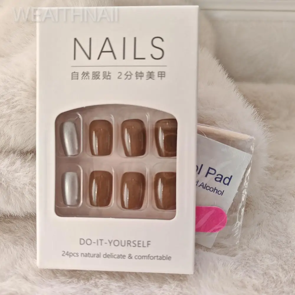 Mode Poeder Blusher Fuchsia Cat Eye Temperament Herfst en winter Europese en Amerikaanse stijl Korte nagelverbeteringspatch