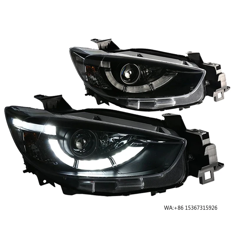 

Headlight 2012 2-2016 CX5 Light Emitting Diode Headlight Genius Light Emitting Diode Double Xenon Car Styling Headlight