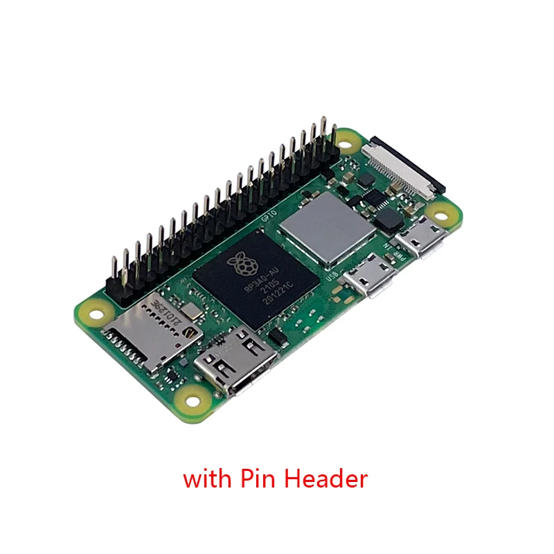 Raspberry Pi Zero 2W 1GHz Quad-core 64-bit Arm Cortex-A53 CPU 512MB SDRAM Bluetooth BLE&WiFi Pi 0 2 W with Pin Header Case Kit