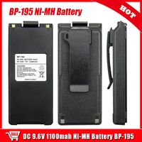 BP-195 NI-MH Battery 1100mAh DC9.6V For Walkie Talkie IC-T22 IC-T42 IC-A4 IC-F3S IC-T2A IC-40S Two Way Radio Replacement Battery