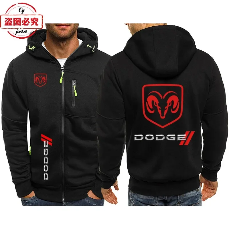 Dodge car logo jacket racing suit long-sleeved men's spring and autumn top hoodie hoodie casual group suit