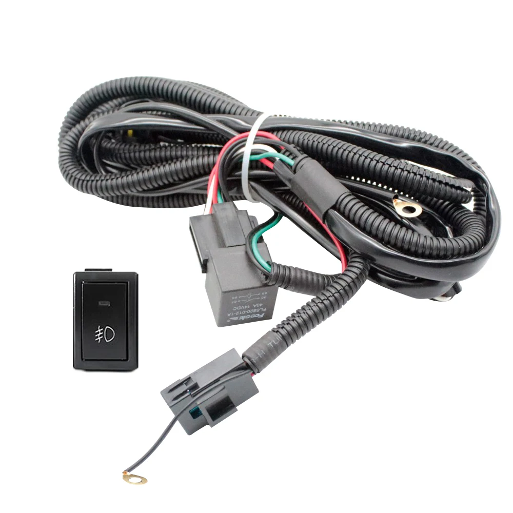 EEMRKE Car Fog Lights Wire Harnesses H11 Connector + Switch for Suzuki SX4 Swift Alto Grand Vitara JT Splash EX Kizashi Vitara detail image 4