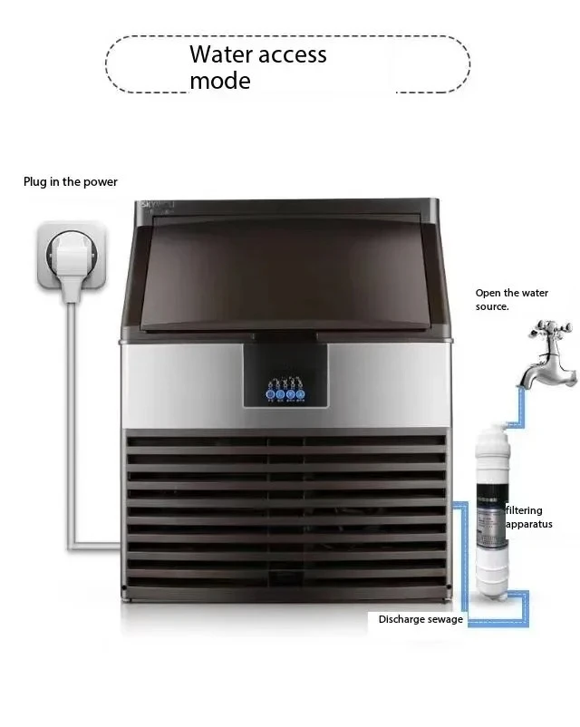 

Commercial 126 ice grids Ice Cube Mini Maker/Ice Square