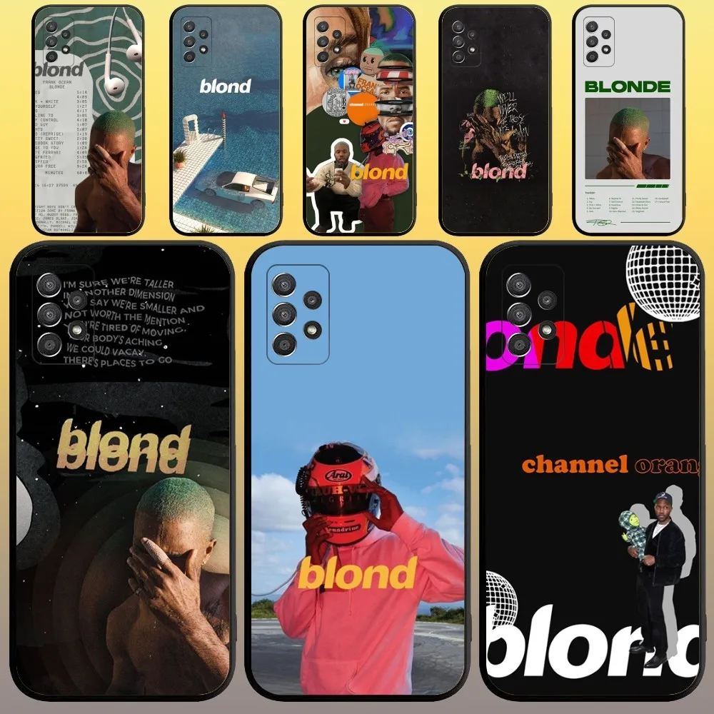 F-Frank Singer Ocean Blonde Phone Case for SamsungA 91,80,73,72,71,70,53,52,51,42,41,40,32,31,30,22,21,20,13 S 4G 5G Soft Case