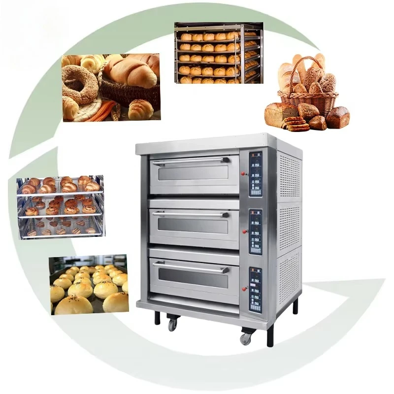 

Customized Industrial Electrothermal Commercial 4 Tray Bakery Oven High Quality Motor Bearing Core For Pastry Bread Pizza